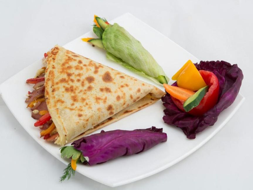 Hot Dog With Chicken Pane Crunchy Crepe