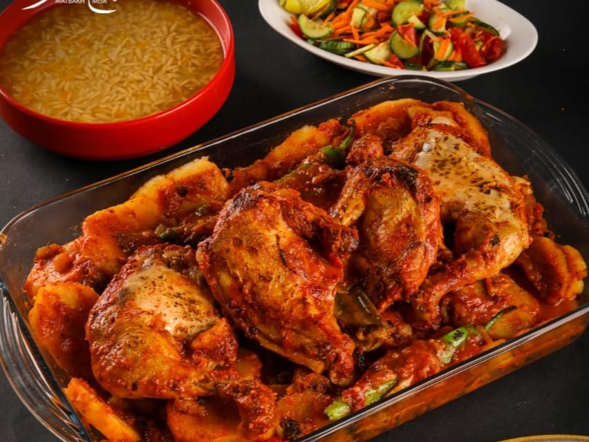 Chicken With Potato Tray
