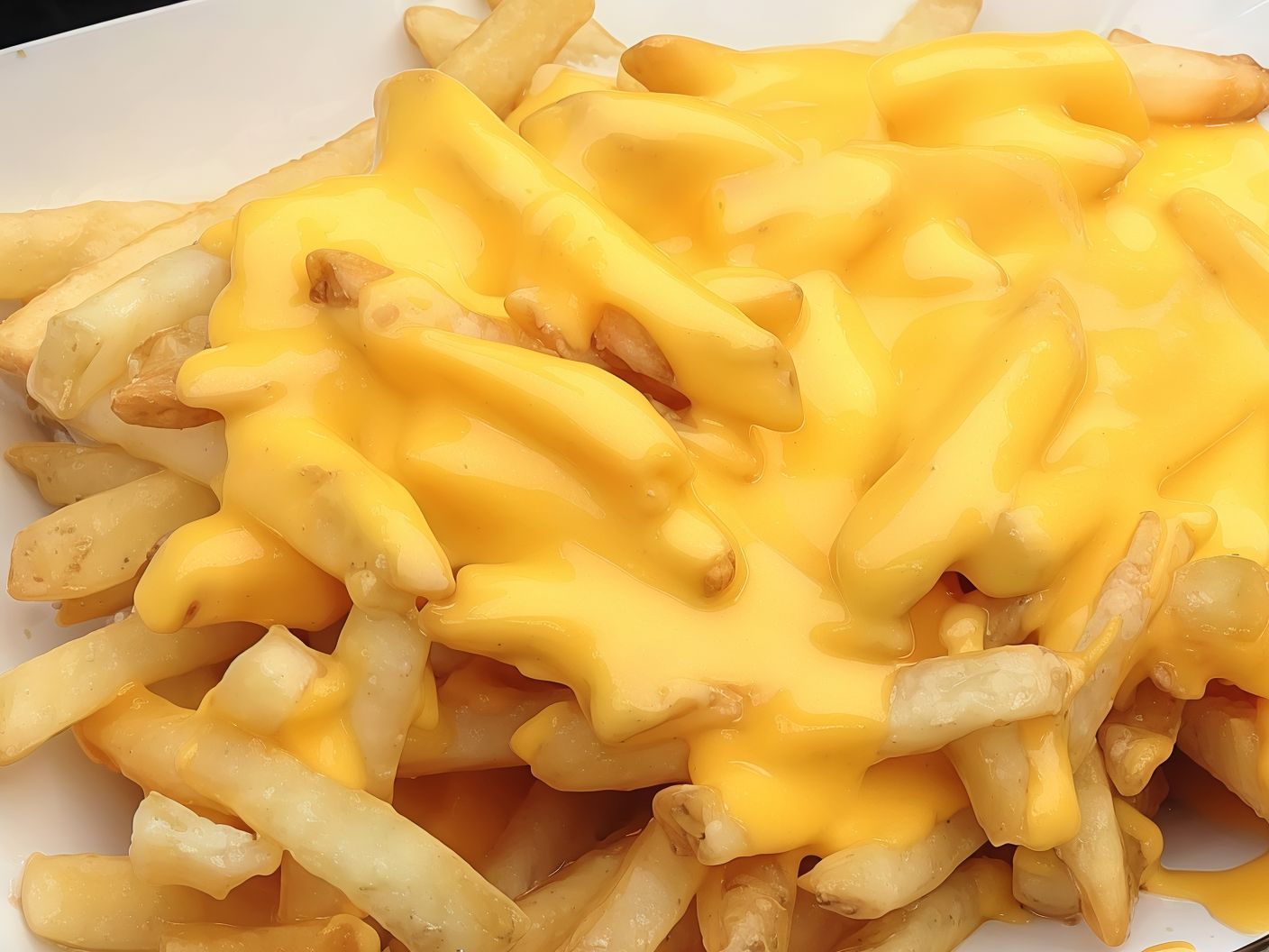 Fries with Cheddar Cheese