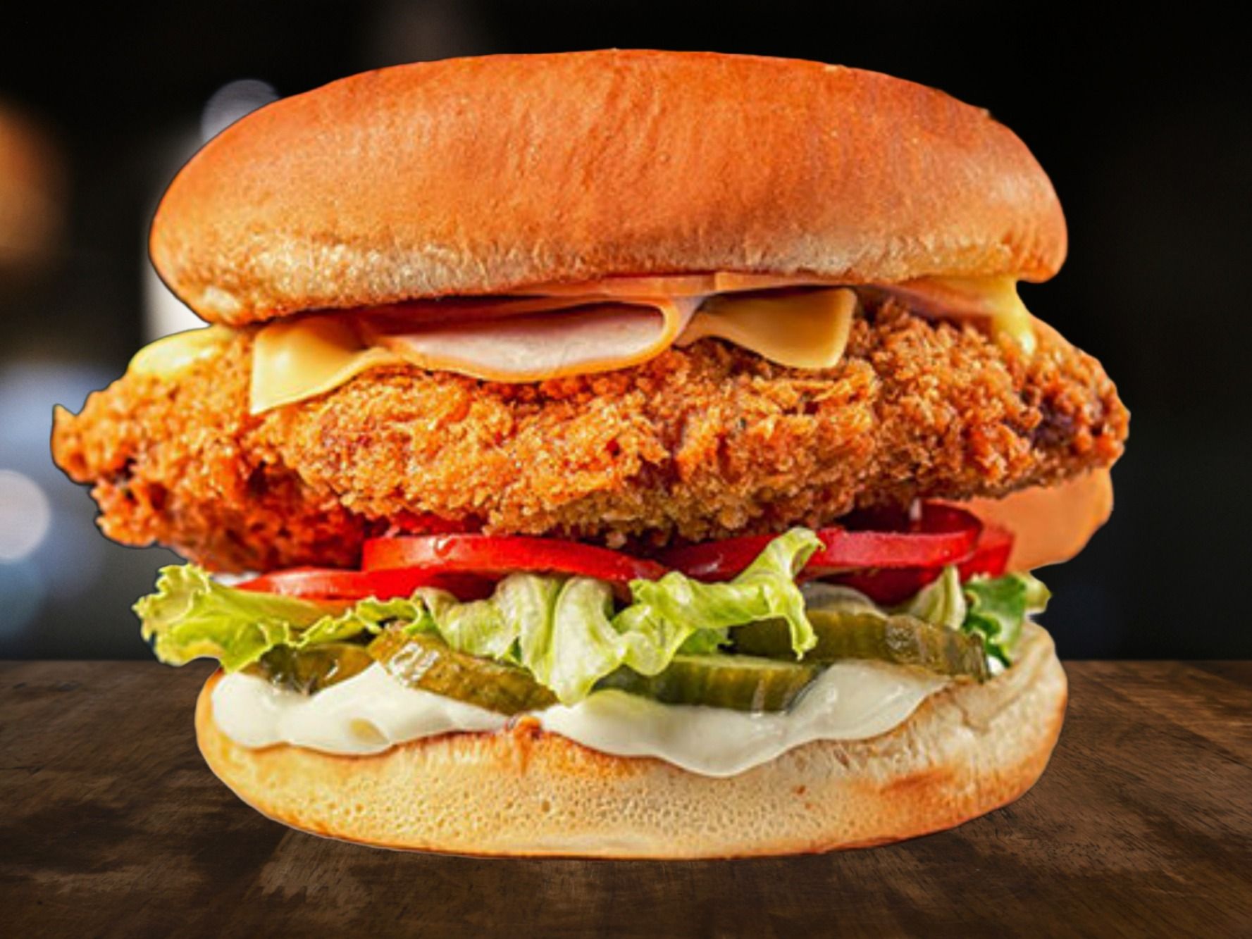Smoked Crispy Burger