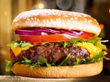 American Cheese Beef Burger