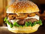 Mushroom Swiss Burger