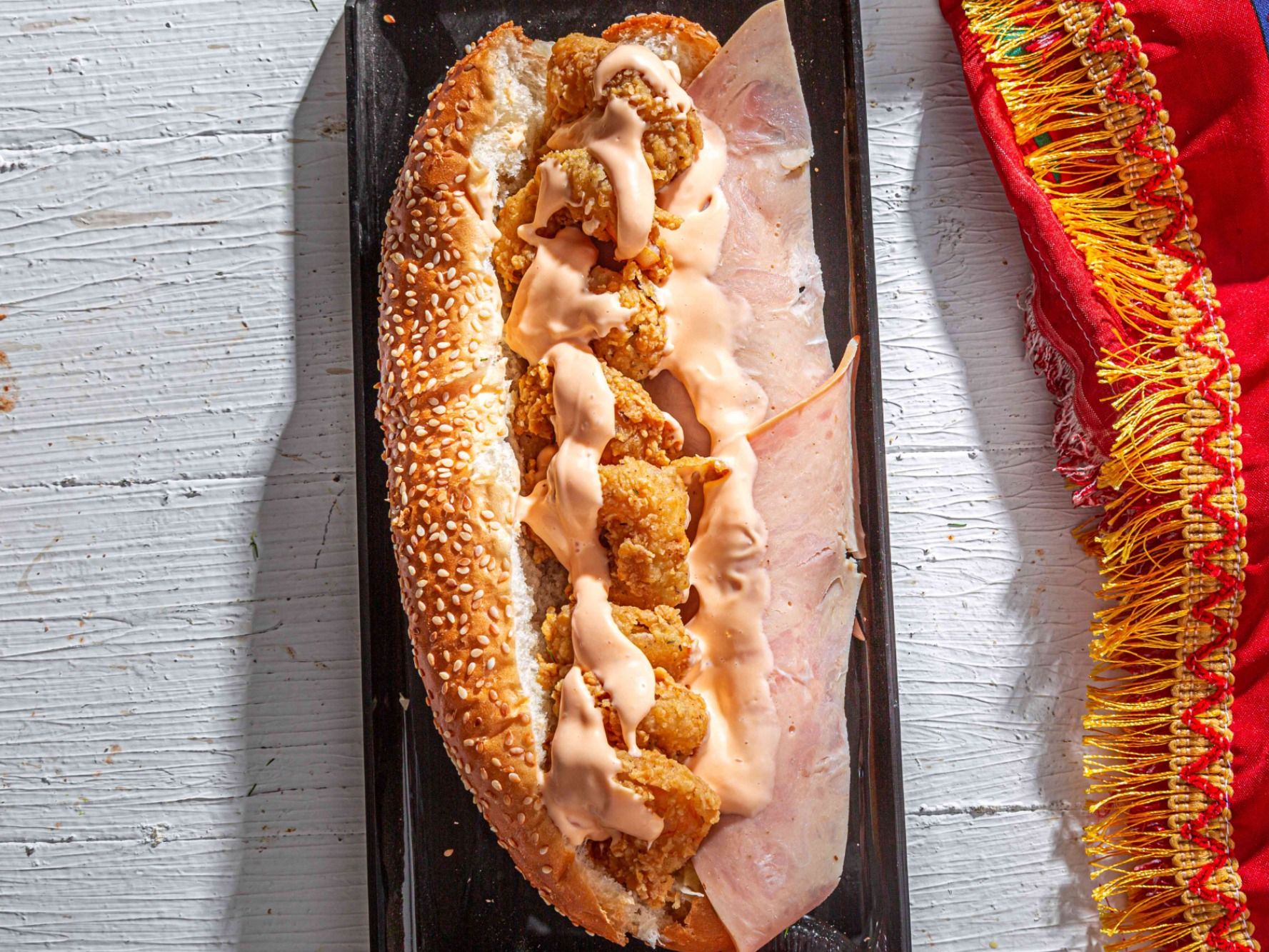 Smokey Shrimp Sandwich