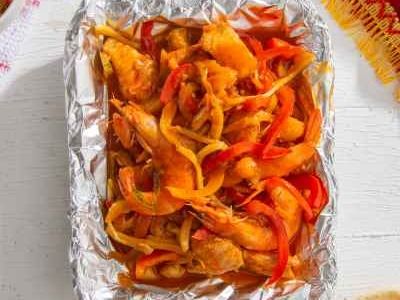 Mix Seafood Leaf