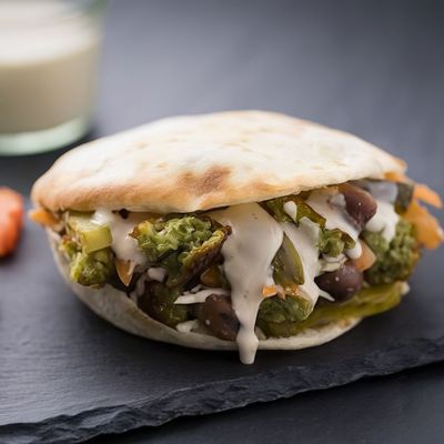 Foul and Ta'ameya Sandwich