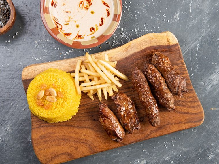 Lamb Kebab And Kofta Platter
