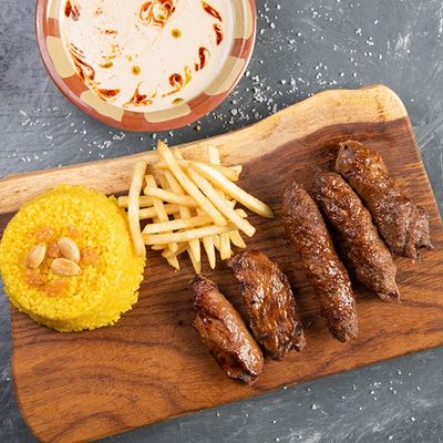 Lamb Kebab And Kofta Platter