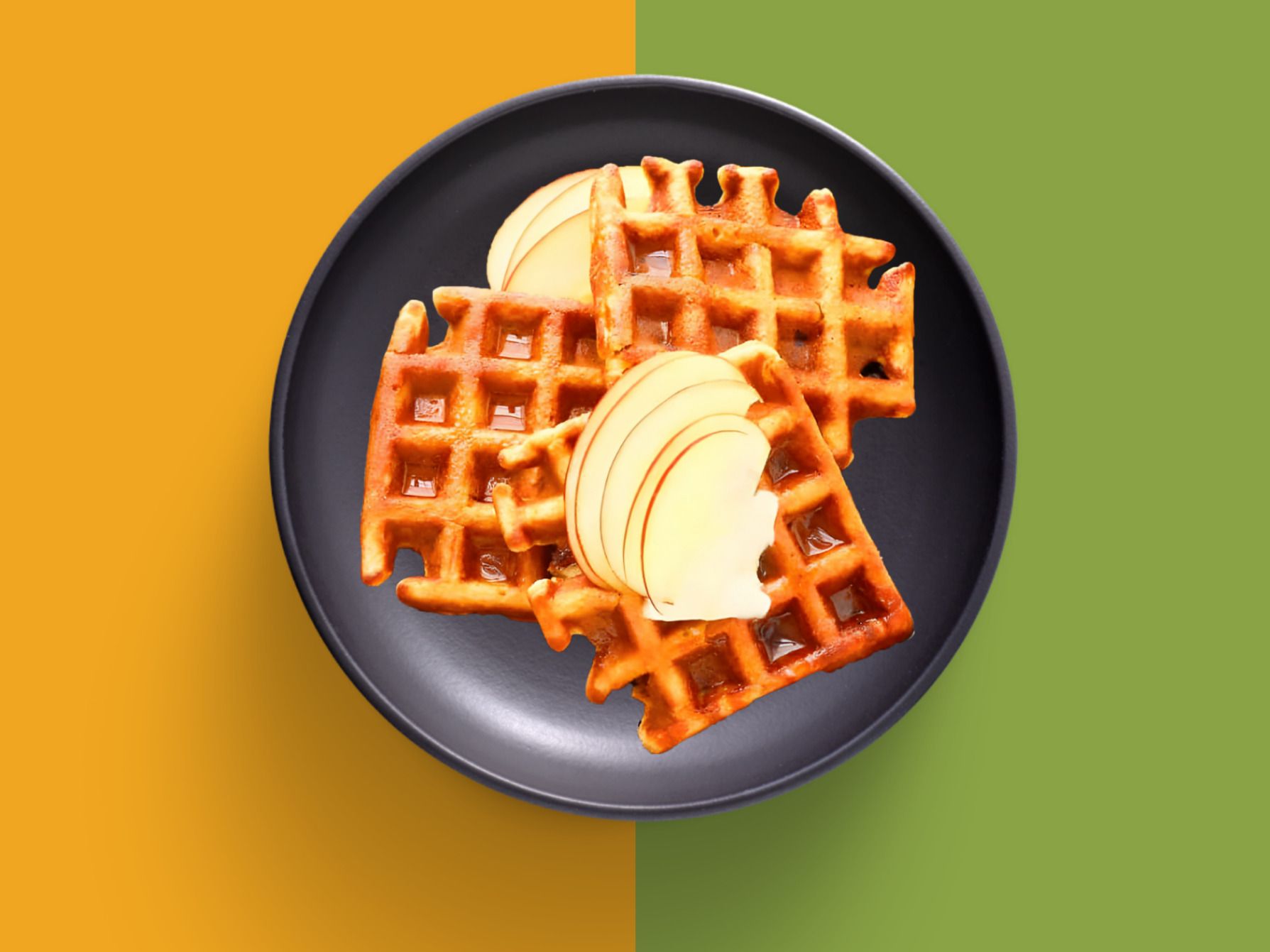 Caramel Apple Waffle