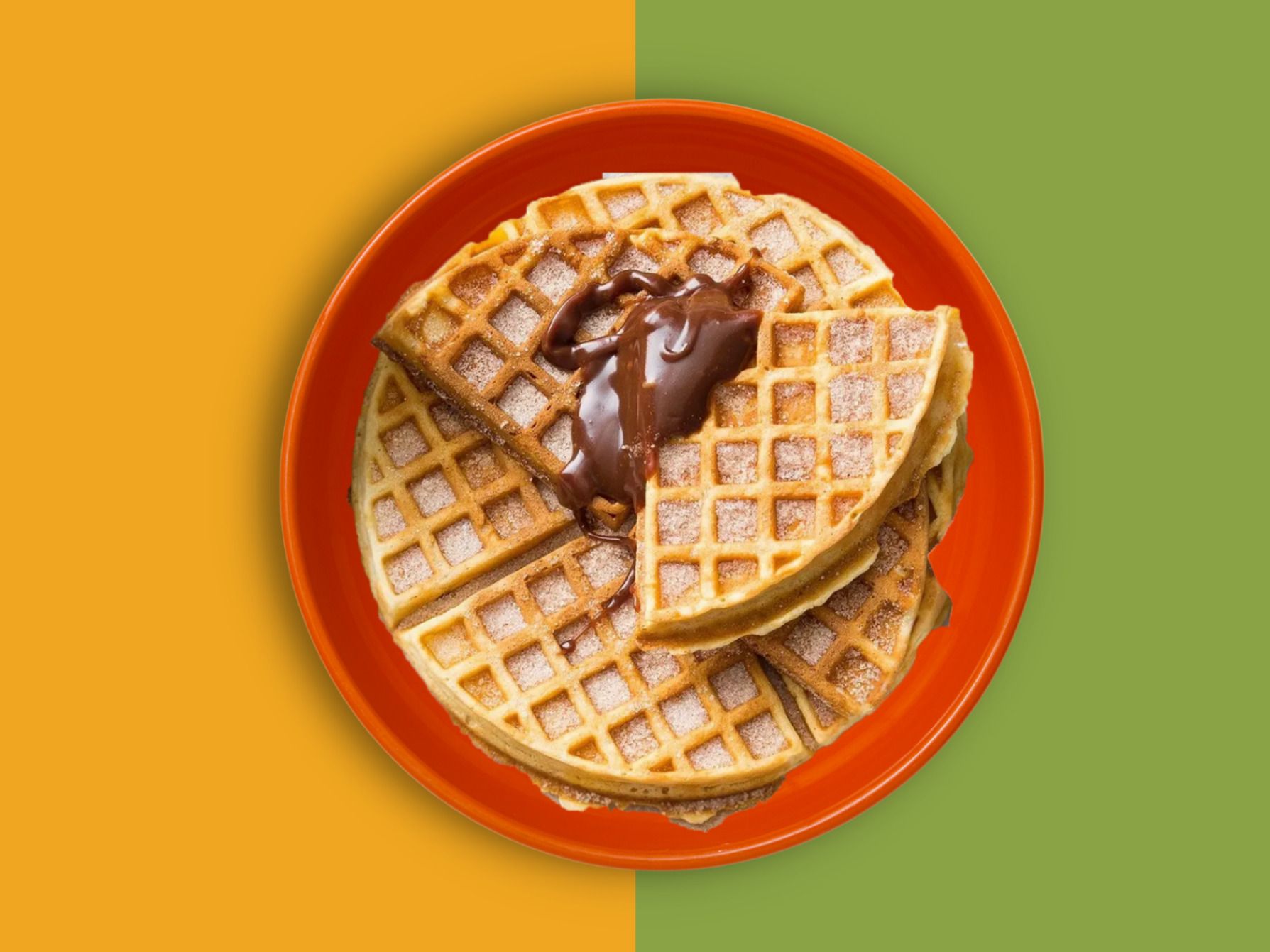 Banana Chocolate Waffle