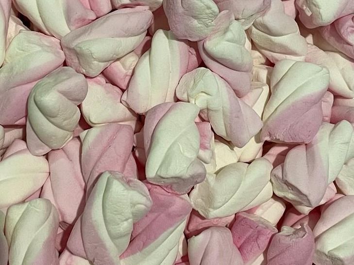 Marshmallow Pink And White