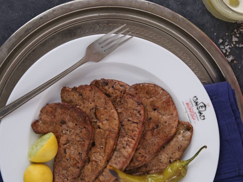 Grilled liver