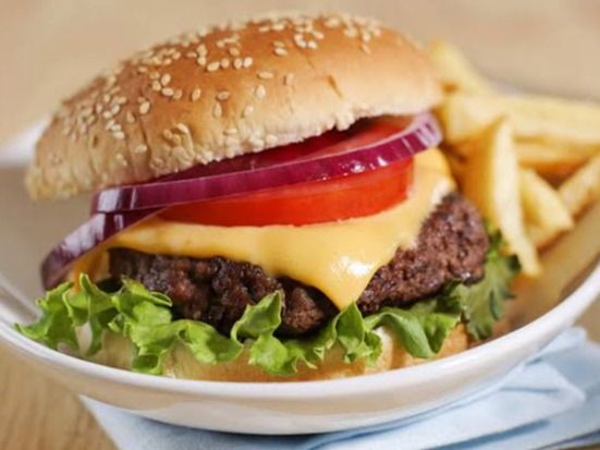Cheesy Burger Sandwich
