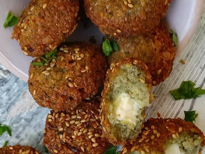 Taamia Stuffed With Kiri Cheese