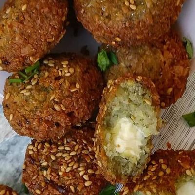 Taamia Stuffed With Kiri Cheese
