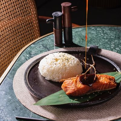 Salmon Teriyaki Platter