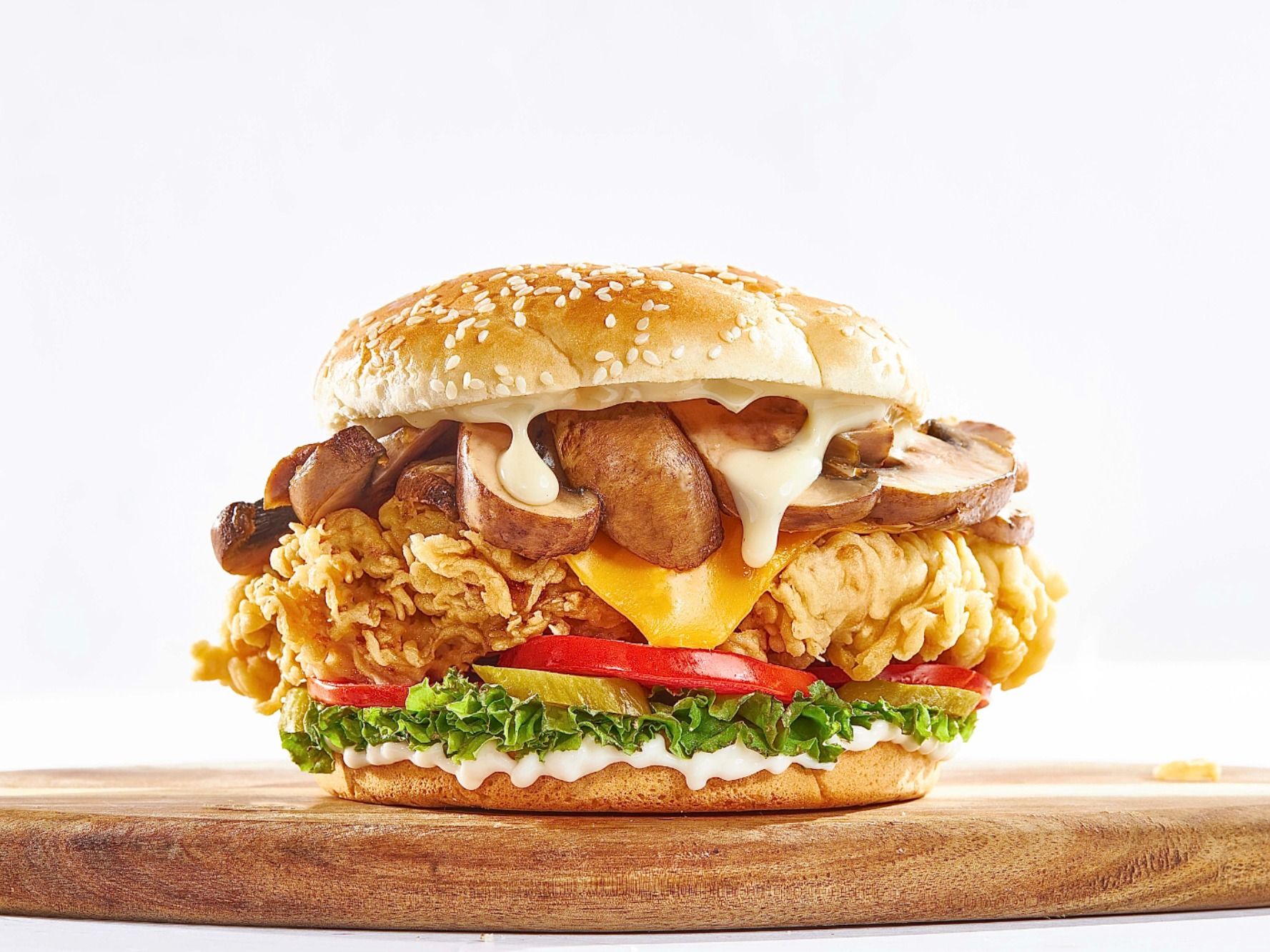 Crispy Mushroom Sandwich