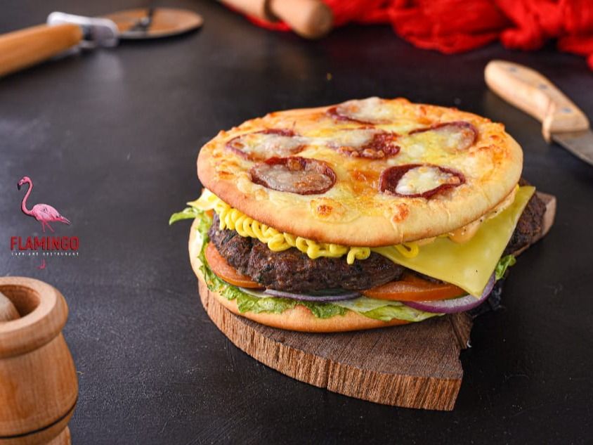 Beef Burger Pizza