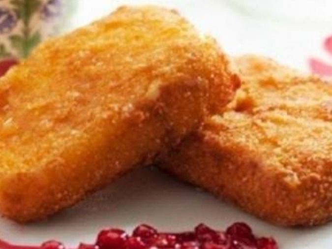 Fried Roumi Cheese Sandwich