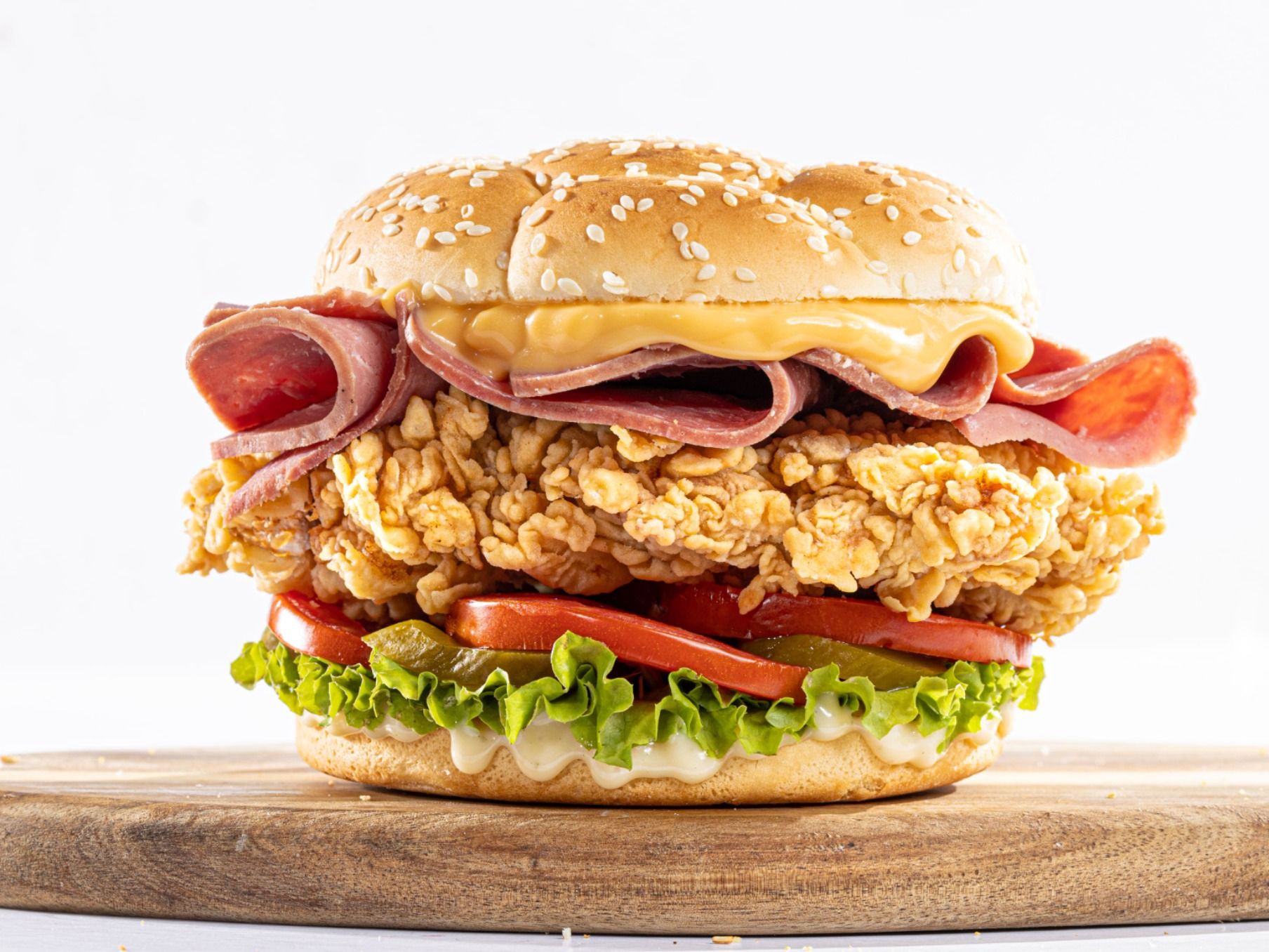 Chicken Beef Ranch Sandwich