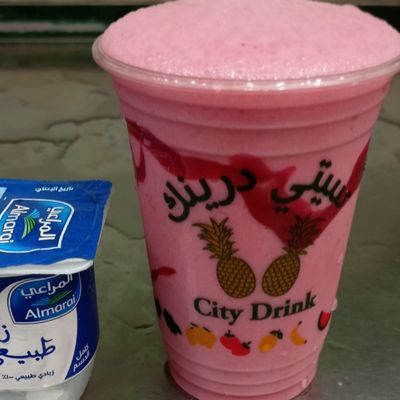 زبادي فراولة