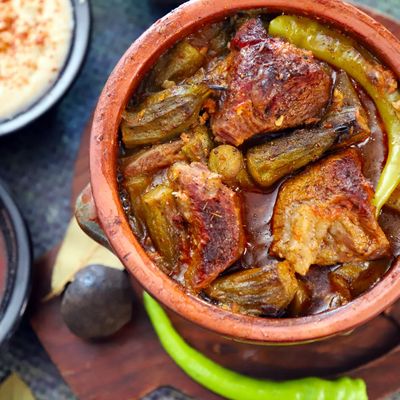 Okra Tagine with Meat