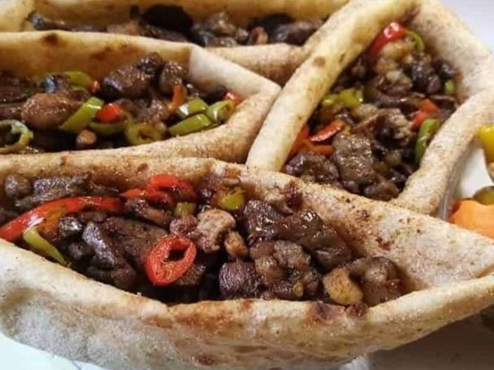 Meat With Onion Sandwich