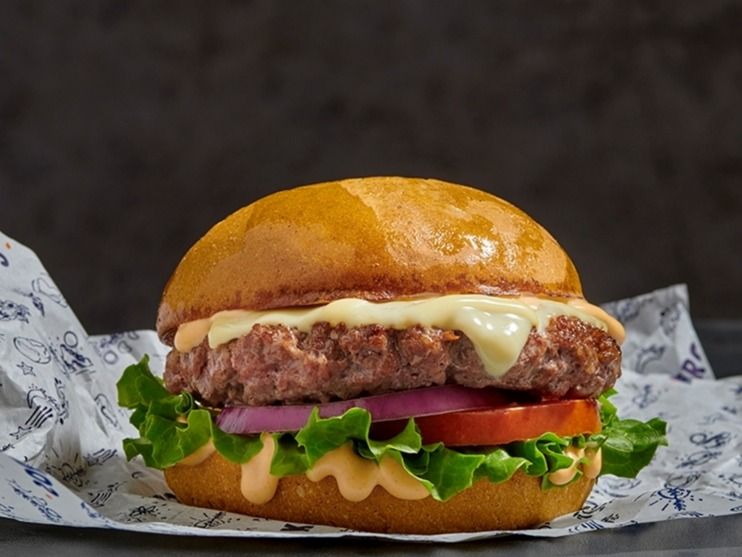 Spicy Mixed Cheese Burger Sandwich