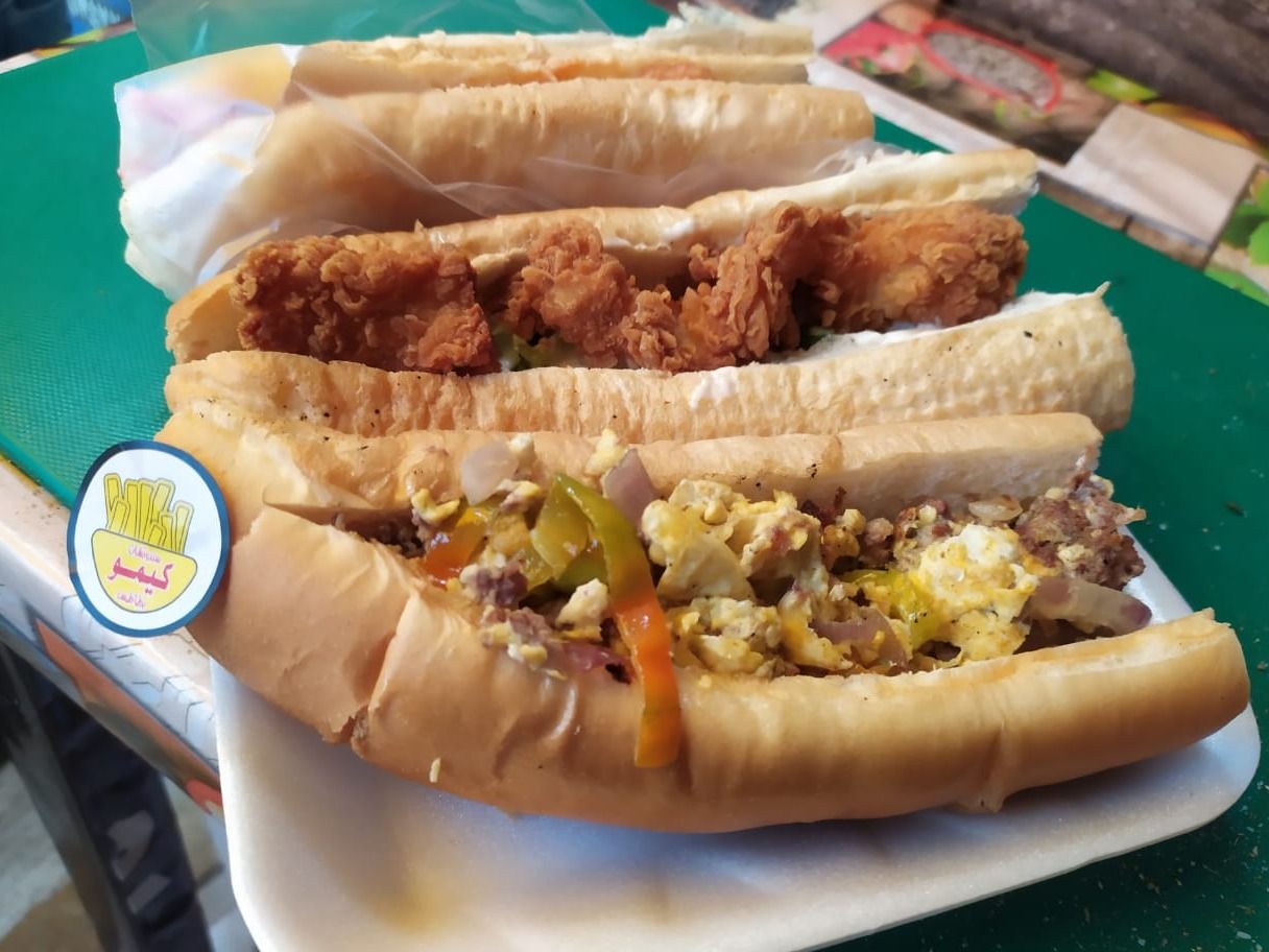 Spanish Oriental Sausage Egg Sandwich