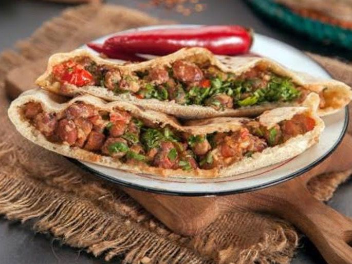 Oriental Sausage Foul Sandwich