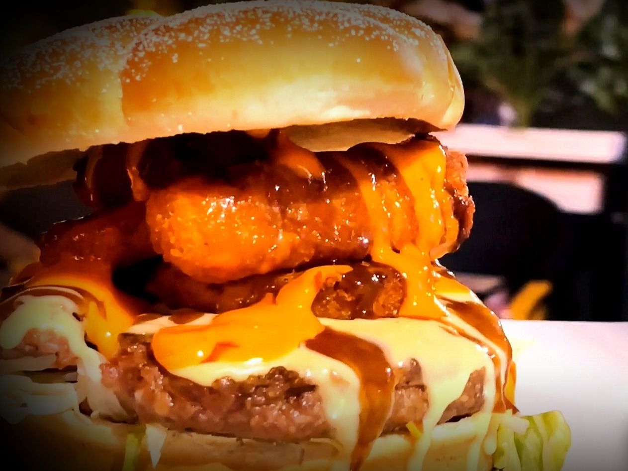 Bam Tower Beef Burger