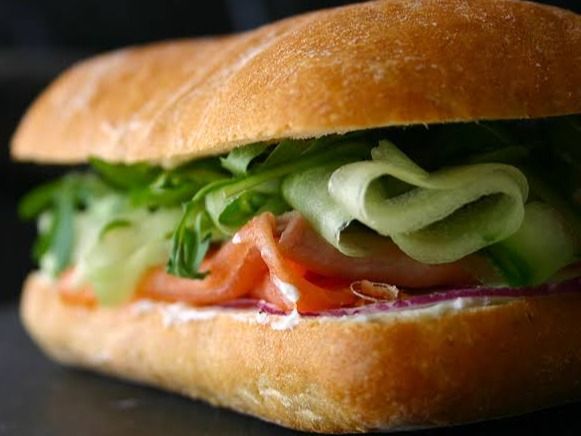 Smoked Salmon Sandwich