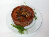 Okra with Meat Casserole