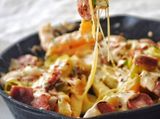Smoked Hot Dog Mozzarella French Fries