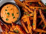 French Fries Sweet Chili Sauce Box