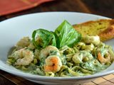 Spinach Shrimp Pasta
