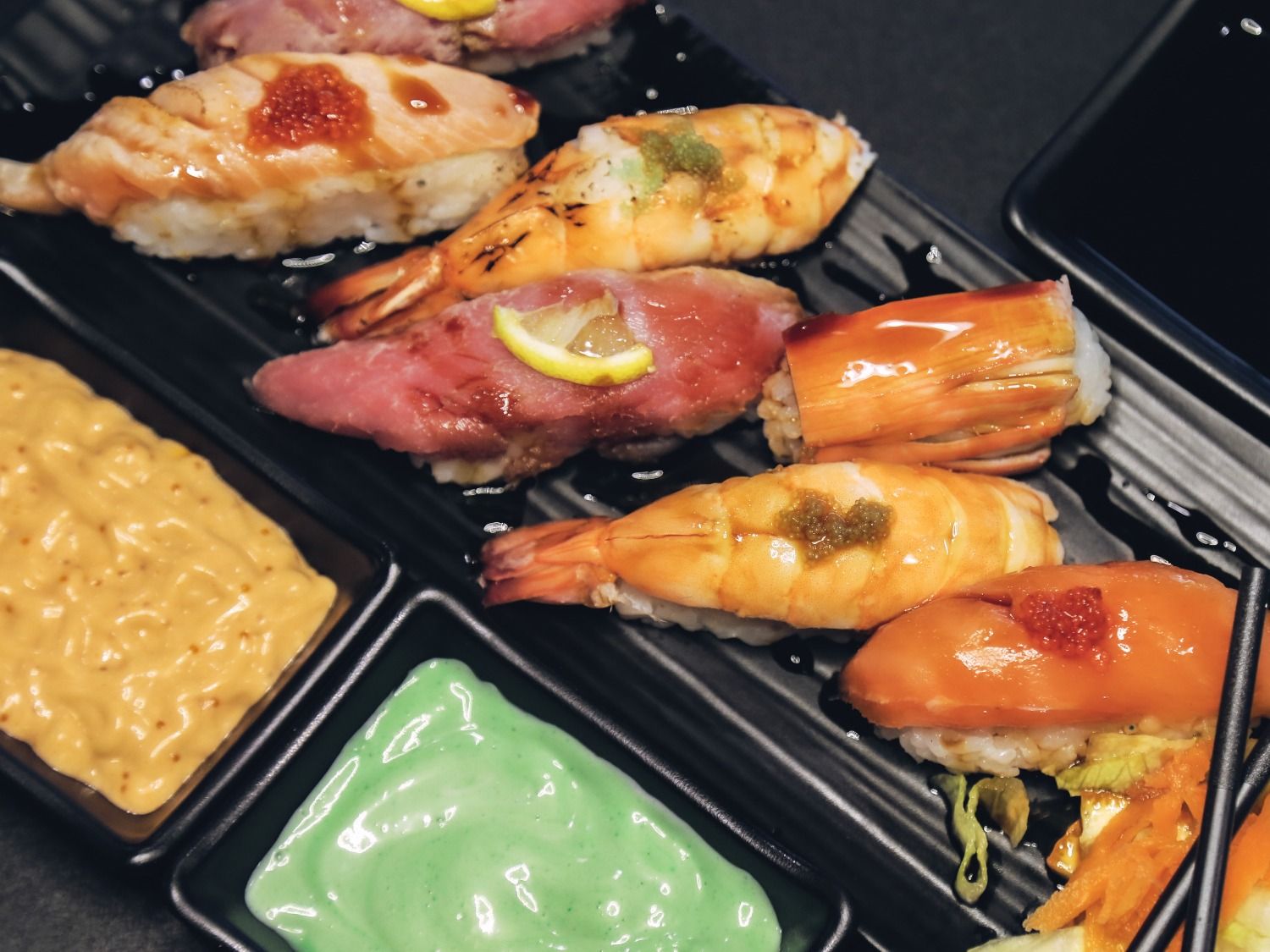 tataki nigiri shrimp