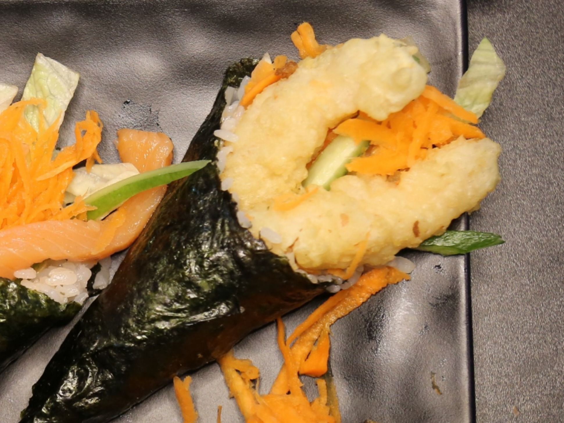 shrimp tempura cone