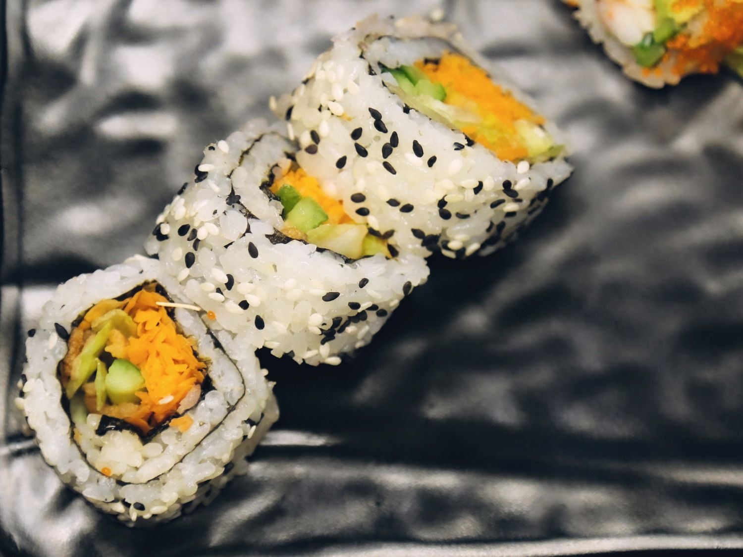 vegetables roll uramaki