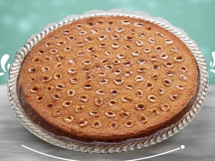 Basbousa With Hazelnut
