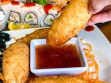 Fried Salmon And Shrimp