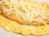 Omelet Sandwich With Mozzarella Cheese