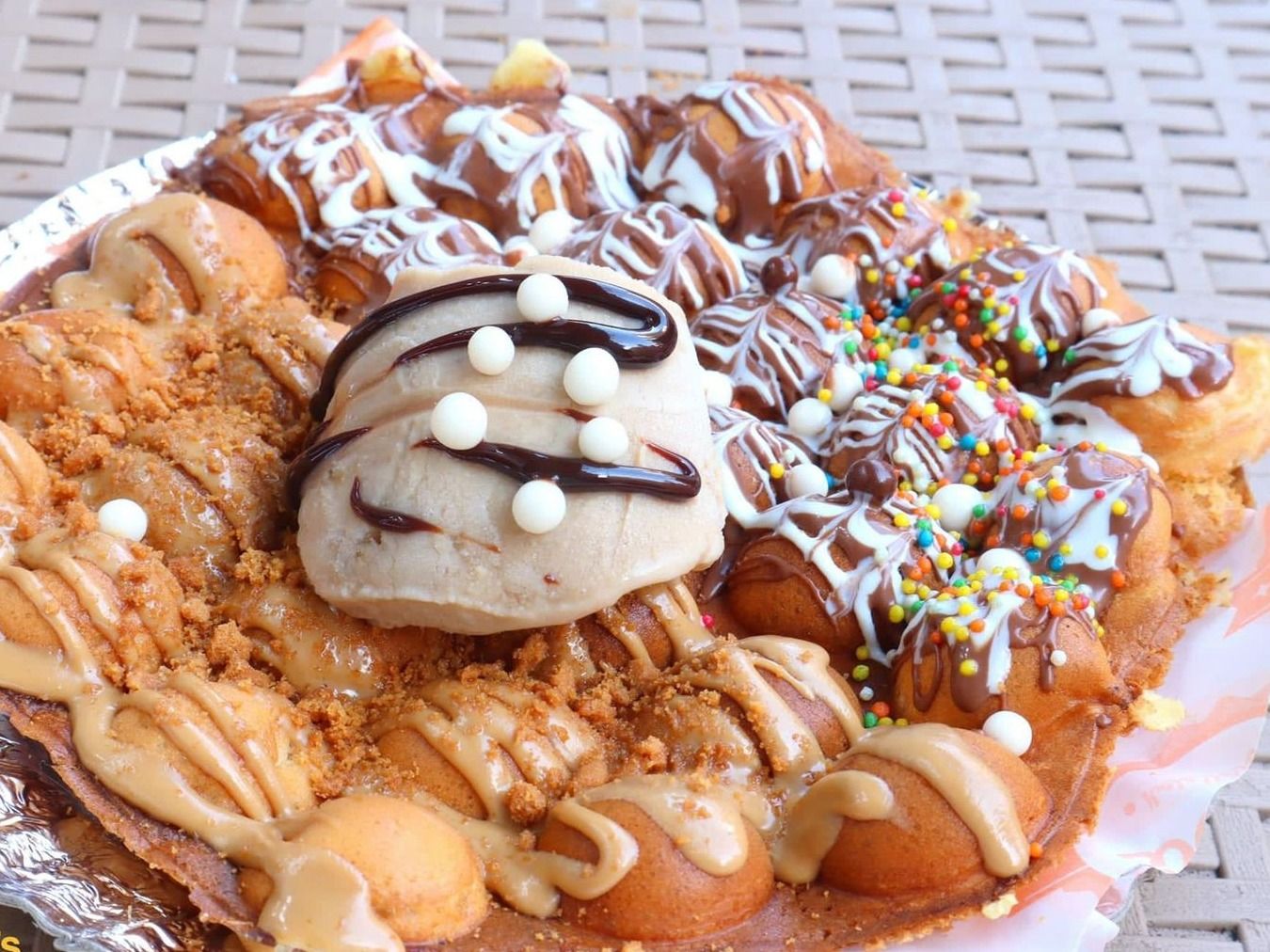 Ice And Sauce Waffle