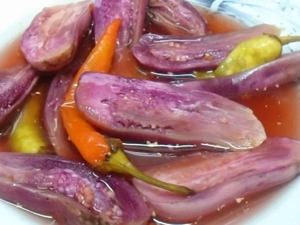 Boiled Pickled Eggplant