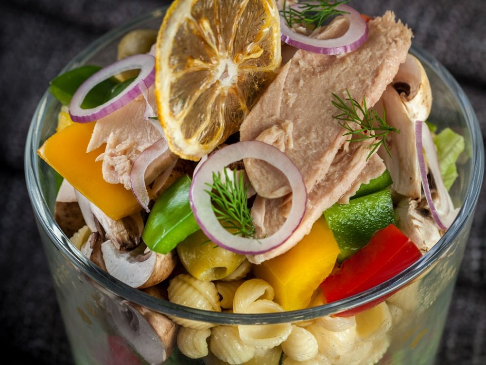 Tuna With Pasta Salad