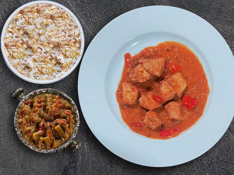 Chicken In Oriental Tomato Sauce