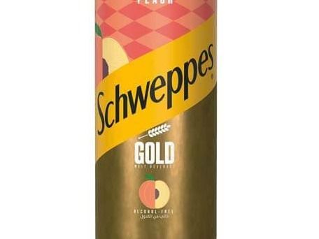 Schweppes Gold Peach Can
