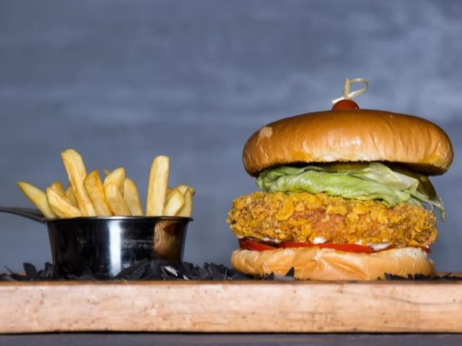 Fried Chicken Burger Sandwich