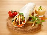 French Fries With Falafel Sandwich