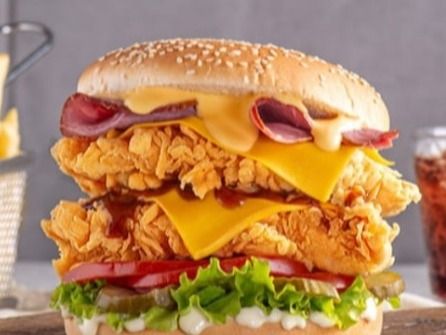 Chicken Roast Beef Burger
