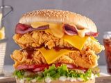 Chicken Roast Beef Burger